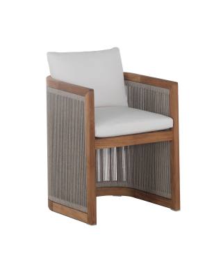 Avalon Teak Dining Chair Natural/Rope