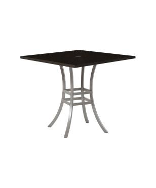 Superstone 36" Square Bar Table (W/ Hole)