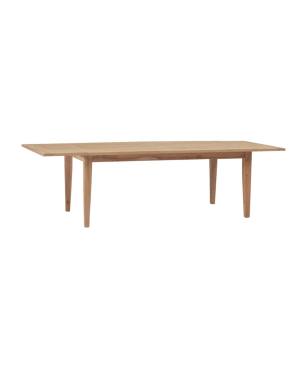 Teak Extension Farm Table W/ Hole