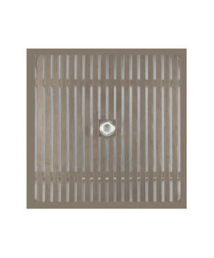 Cort Aluminum 33" Square Slatted Top