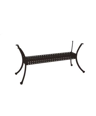 Double Lattice Aluminum Oval Table Base