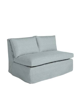 Nora Outdoor Armless Loveseat