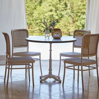Summer Classics Outdoor Dining Tables and Chairs Lifestyle