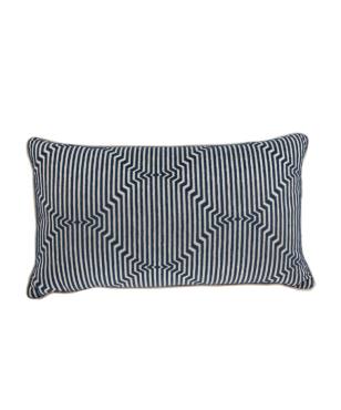 Art Deco Outdoor Lumbar Pillow