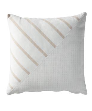 Dots and Bias Stripes Outdoor Throw Pillow