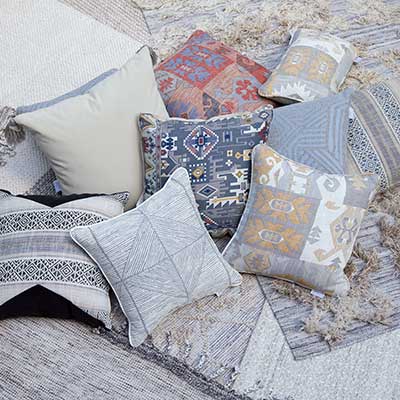 Wendy Jane Performance Pillows and Rugs